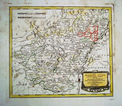 Northern Part of the Bishopric of Liège by Franz Johann Joseph von Reilly